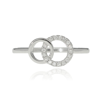 Frank Trautz fehér arany gyűrű 52-es méret (1-08324-52-0089/52)